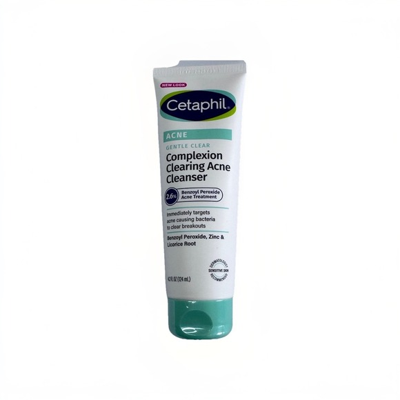 New Cetaphil Gentle Clear Complexion-Clearing BPO Acne Cleanser w/ 2.6% Benzoyl - Picture 1 of 3